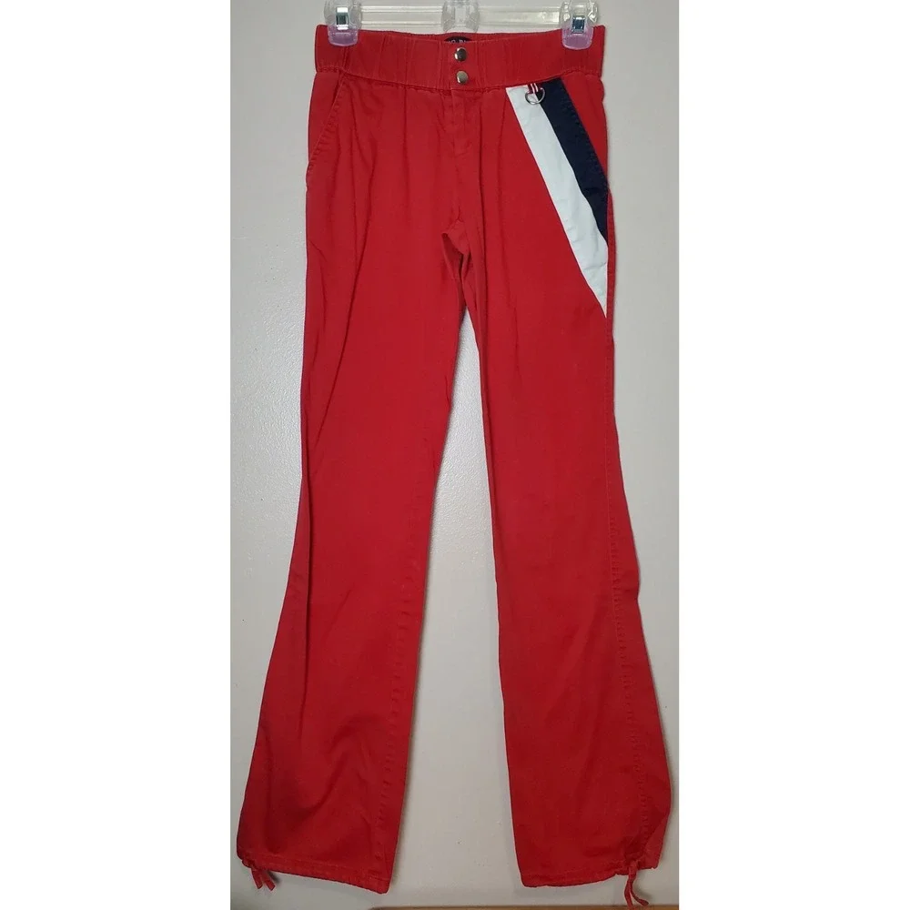 David Bitton‎ Buffalo Loria Pants Vintage 26 Red White Blue Americana Patriotic